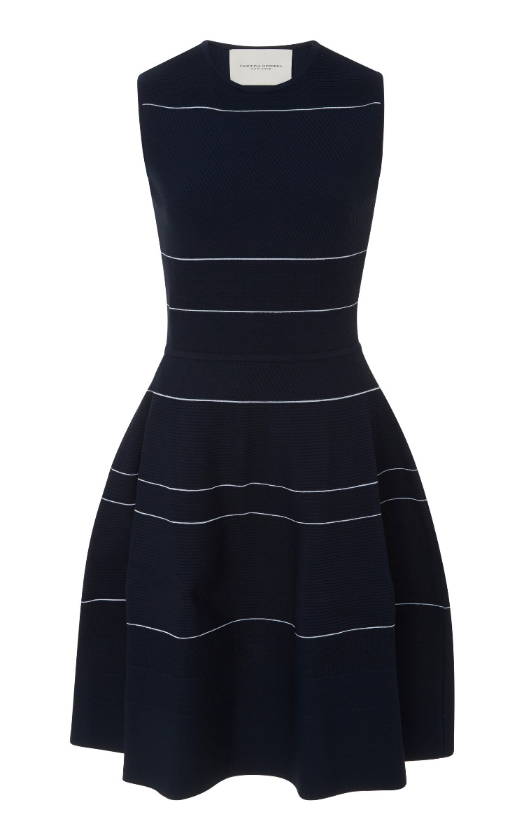 Carolina Herrera Striped Stretch-Knit Dress at Moda Oprandi 